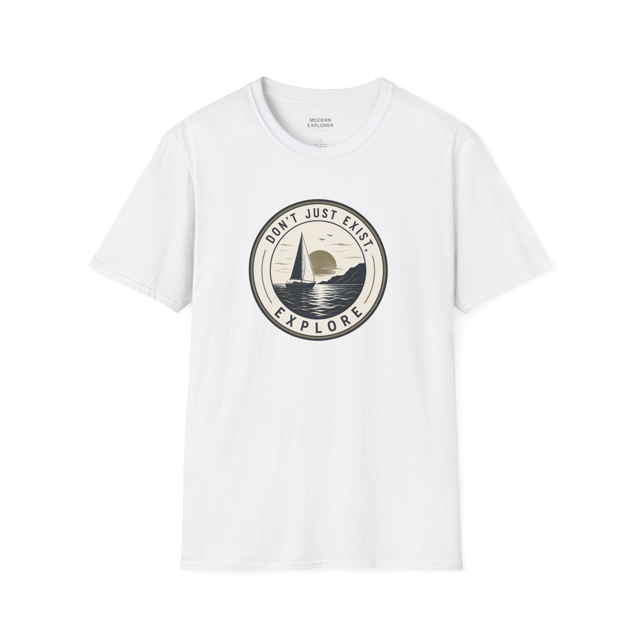 Explore Sailboat Graphic T‑Shirt