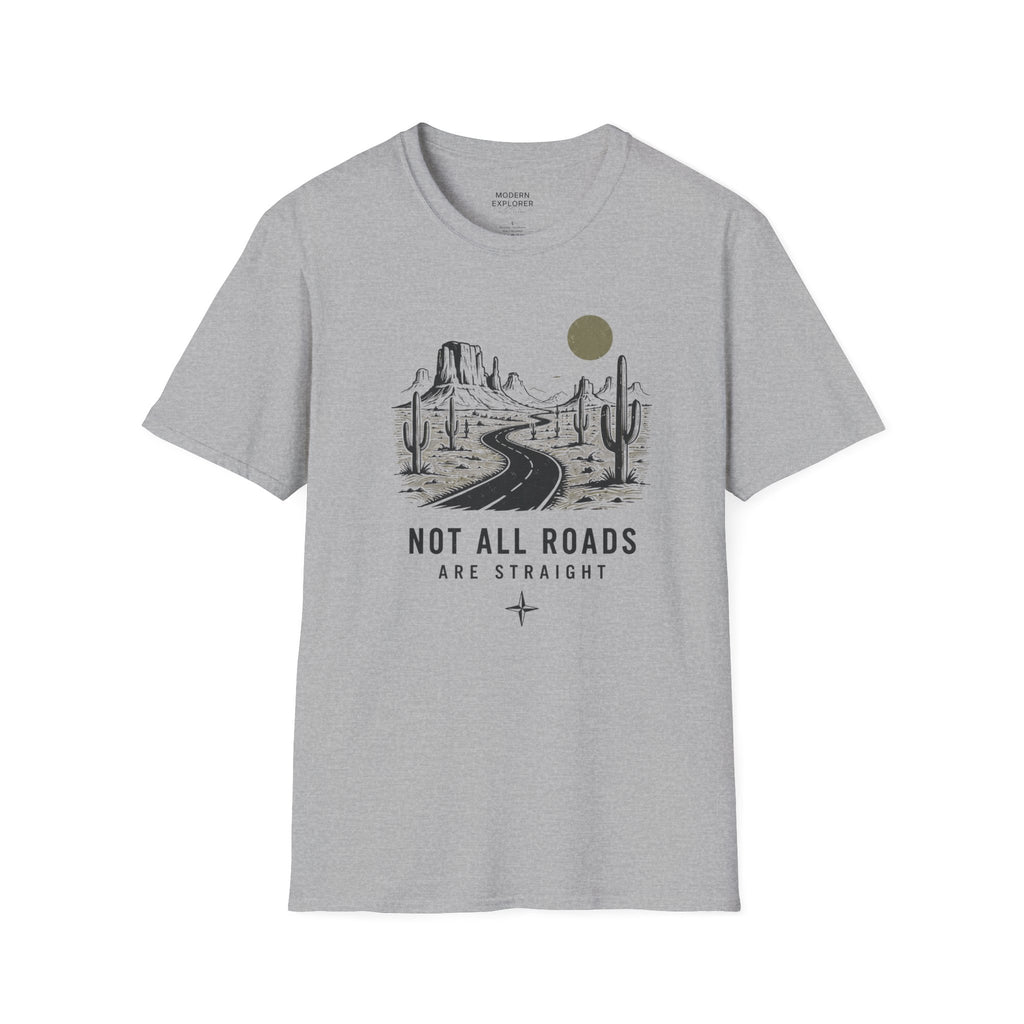 "Not All Roads Are Straight" Graphic Tee