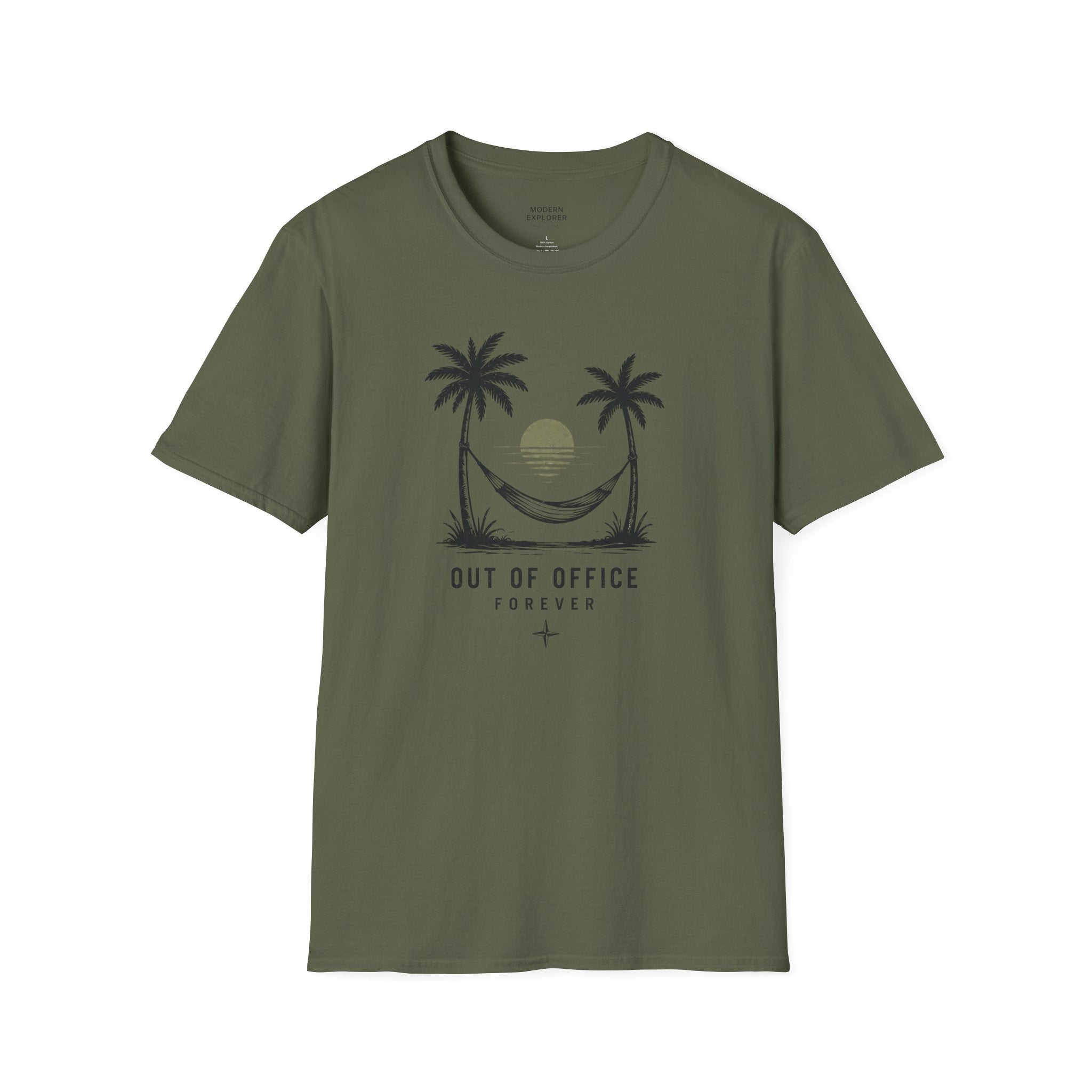 "Out of Office Forever" Sunset Graphic