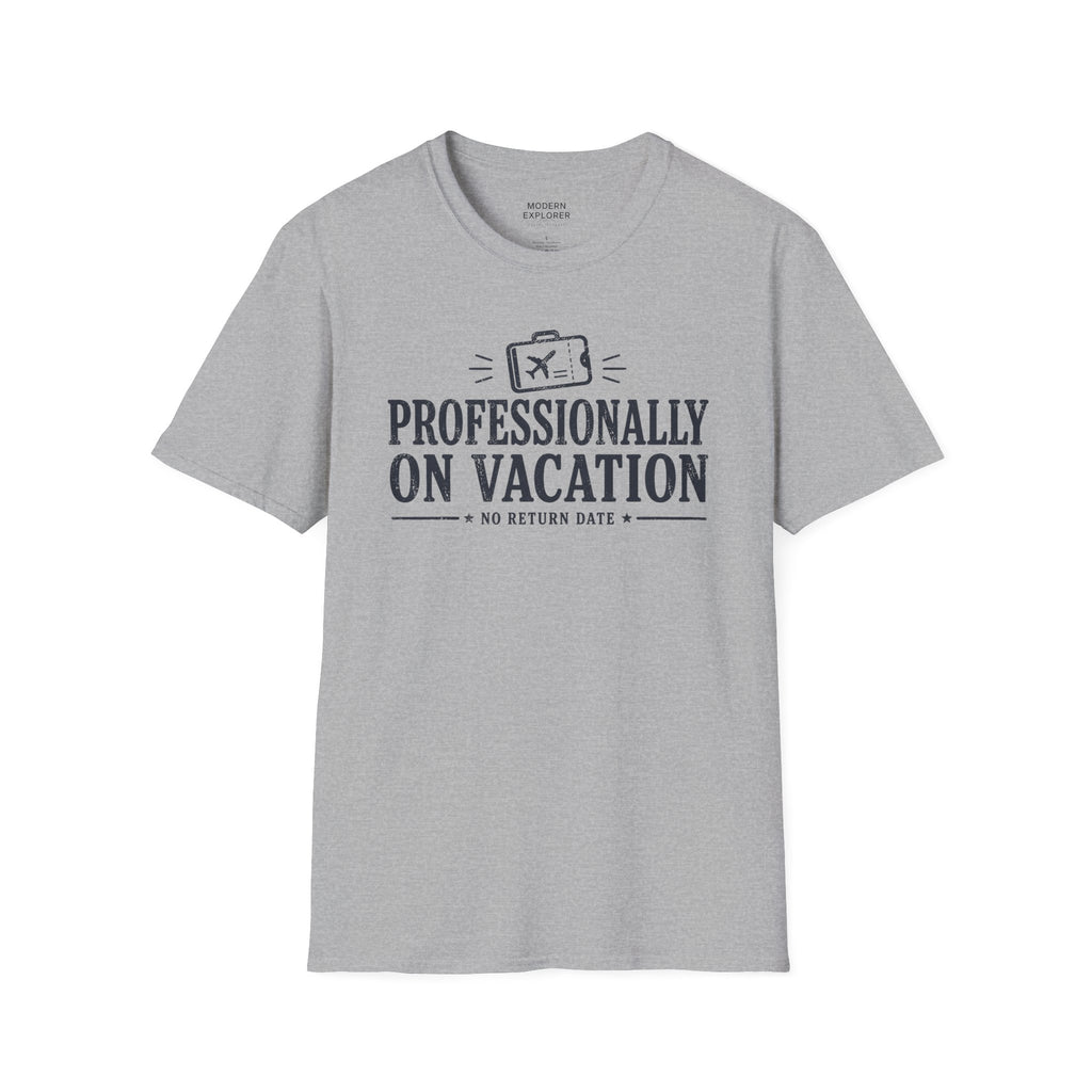 'Professionally on Vacation' Graphic Tee
