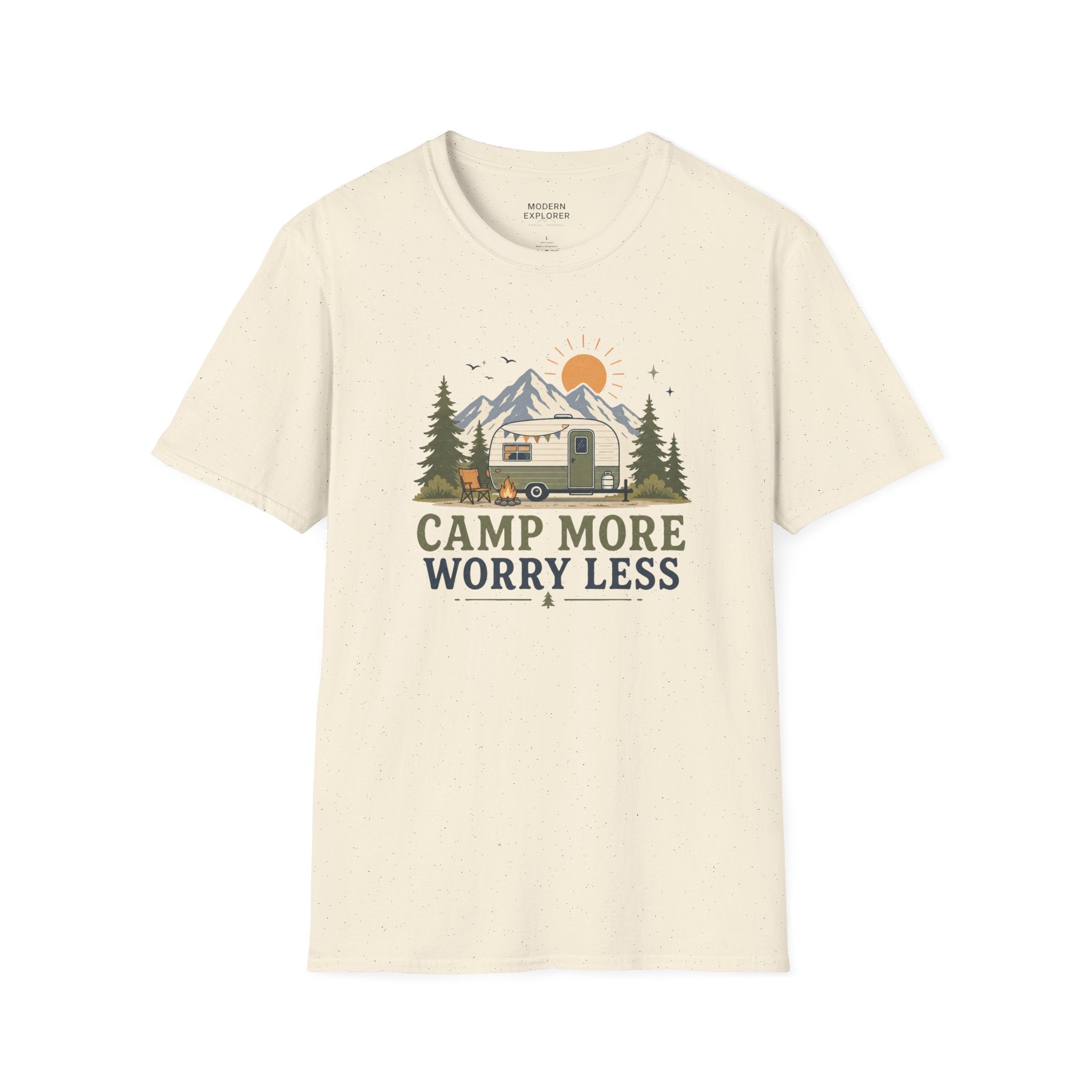 'Camp More Worry Less' T-Shirt