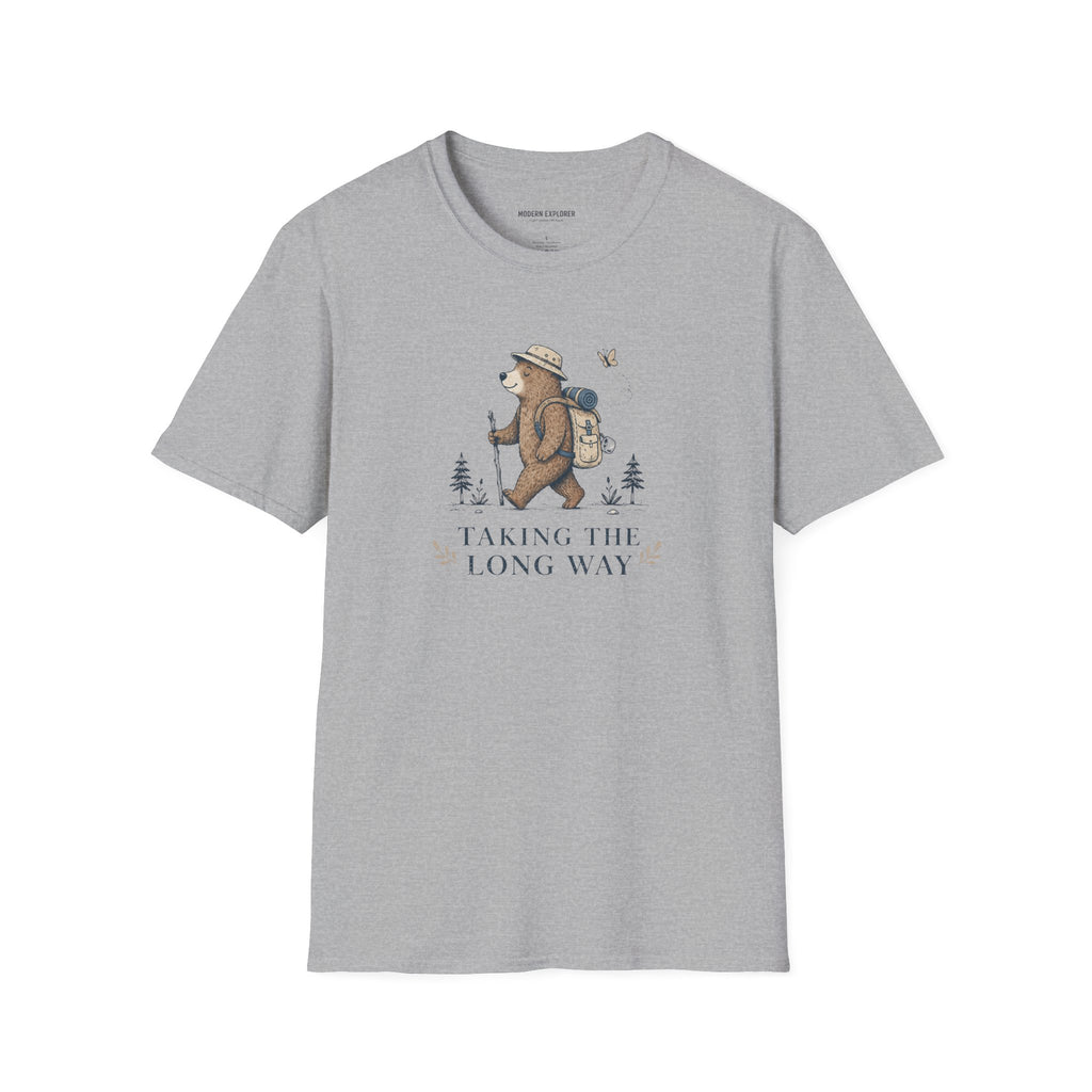 Copy of 'Taking the Long Way' Hiking Bear Graphic Tee