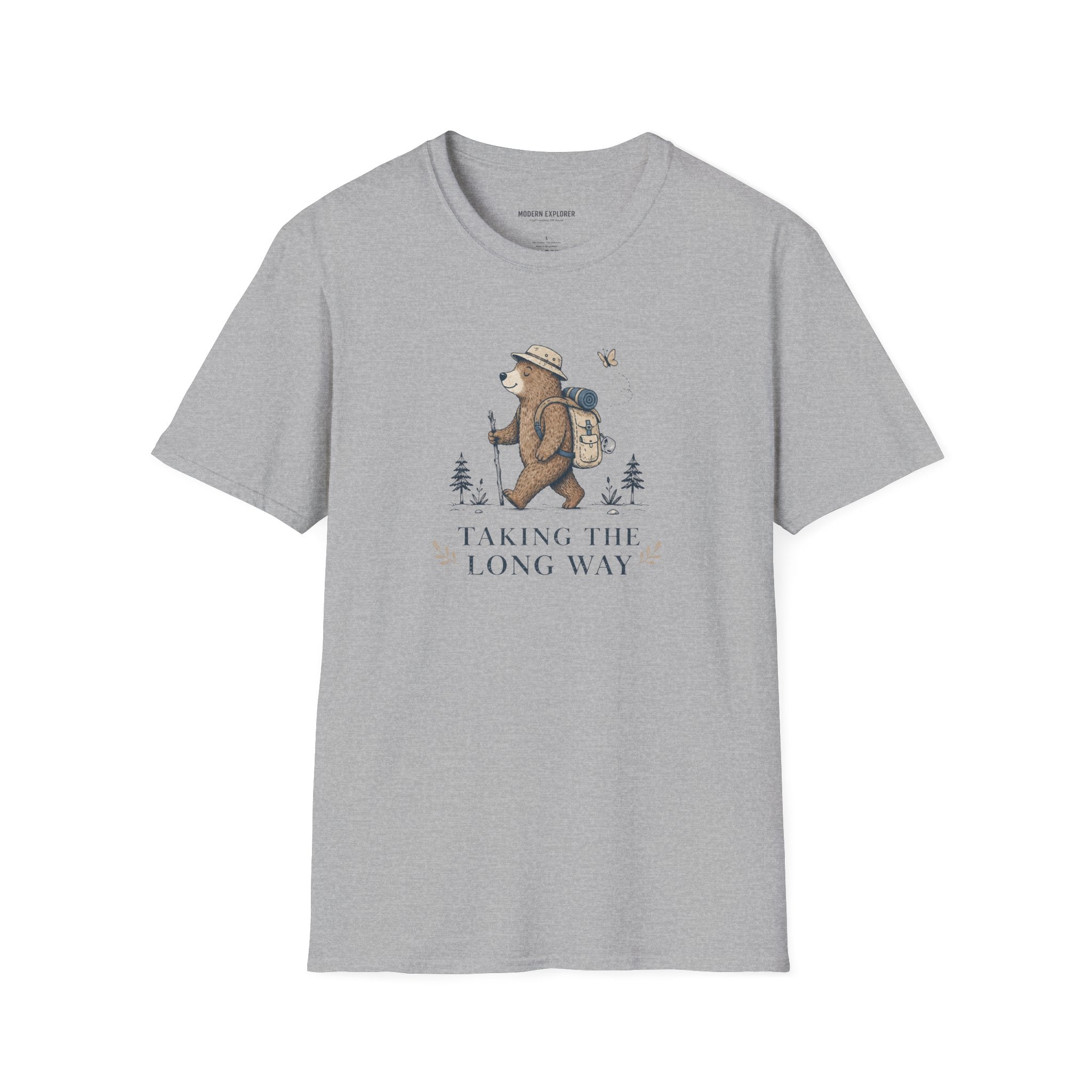 Copy of 'Taking the Long Way' Hiking Bear Graphic Tee