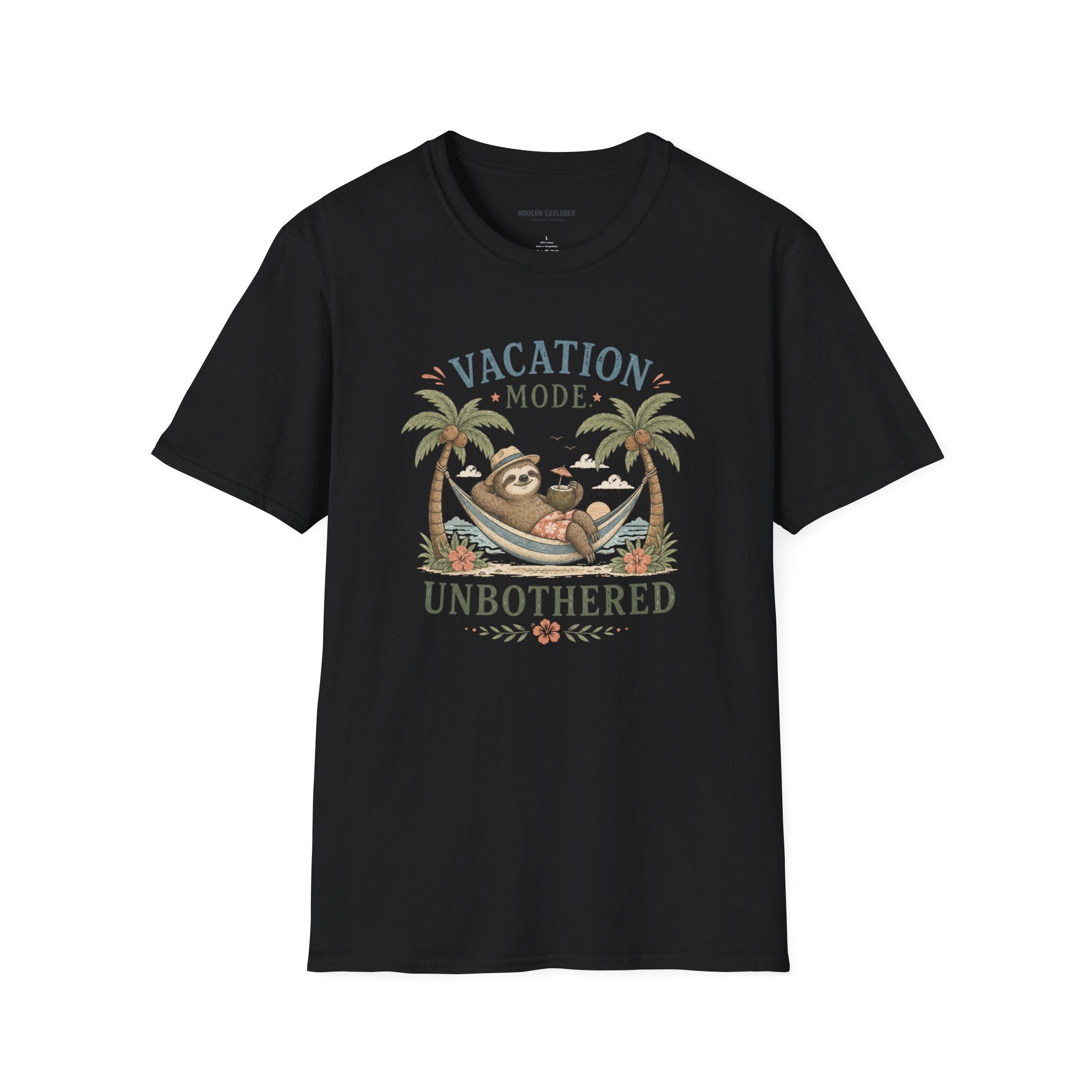 'Vacation Mode, Unbothered' Tree Graphic