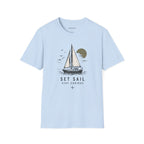 "Set Sail, Stay Curious" Nautical Graphic Tee