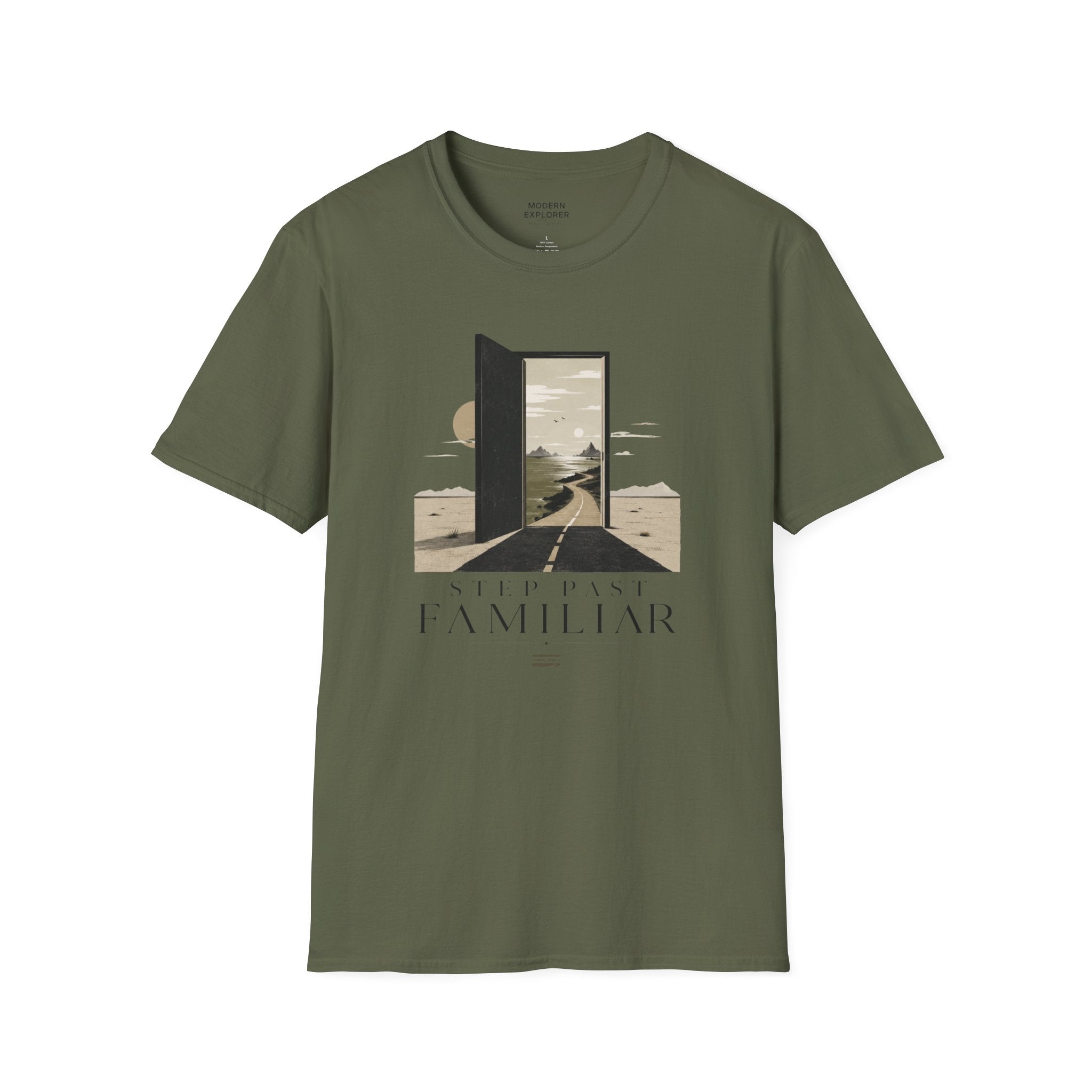 'Step Past Familiar' Scenic Graphic Tee