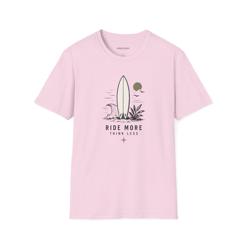 "Ride More Worry Less" Beach Surf T-Shirt