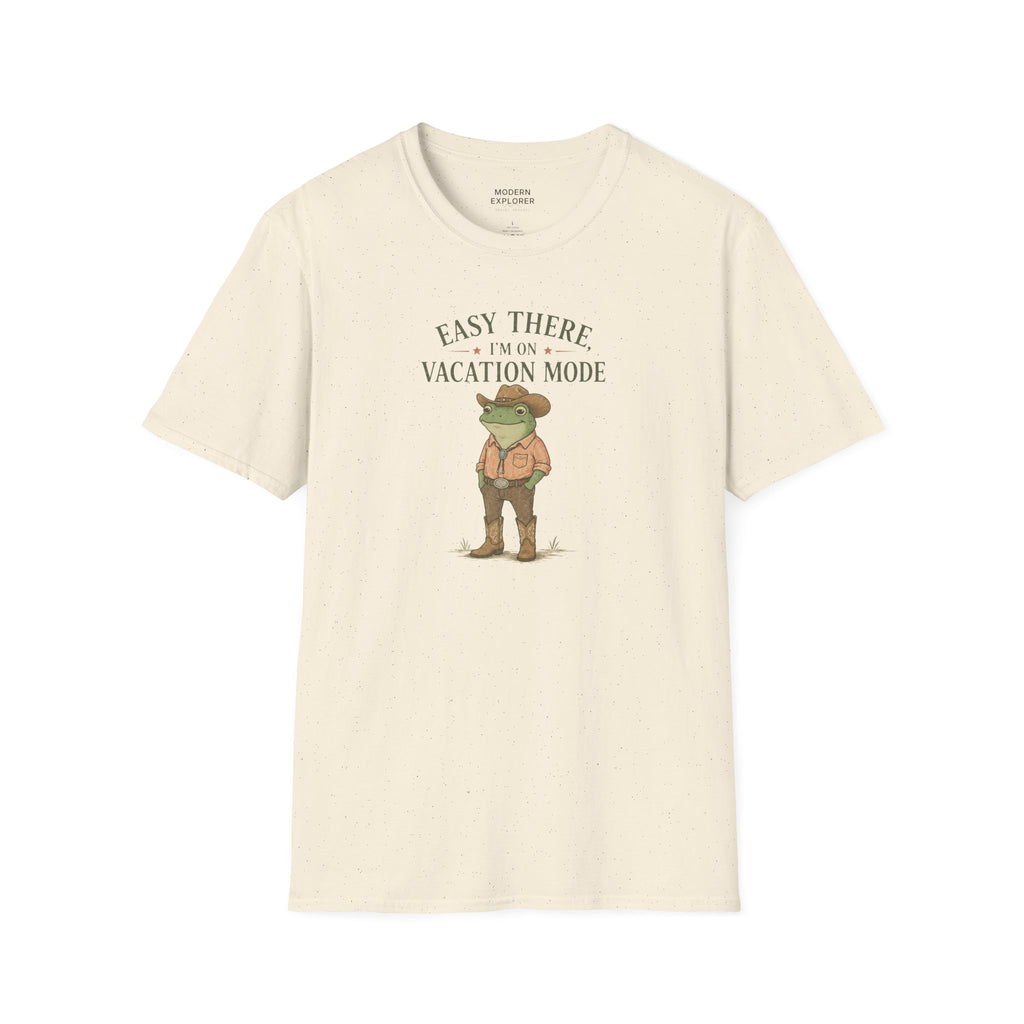 "Easy There I'm on Vacation Mode" Frog Graphic Tee