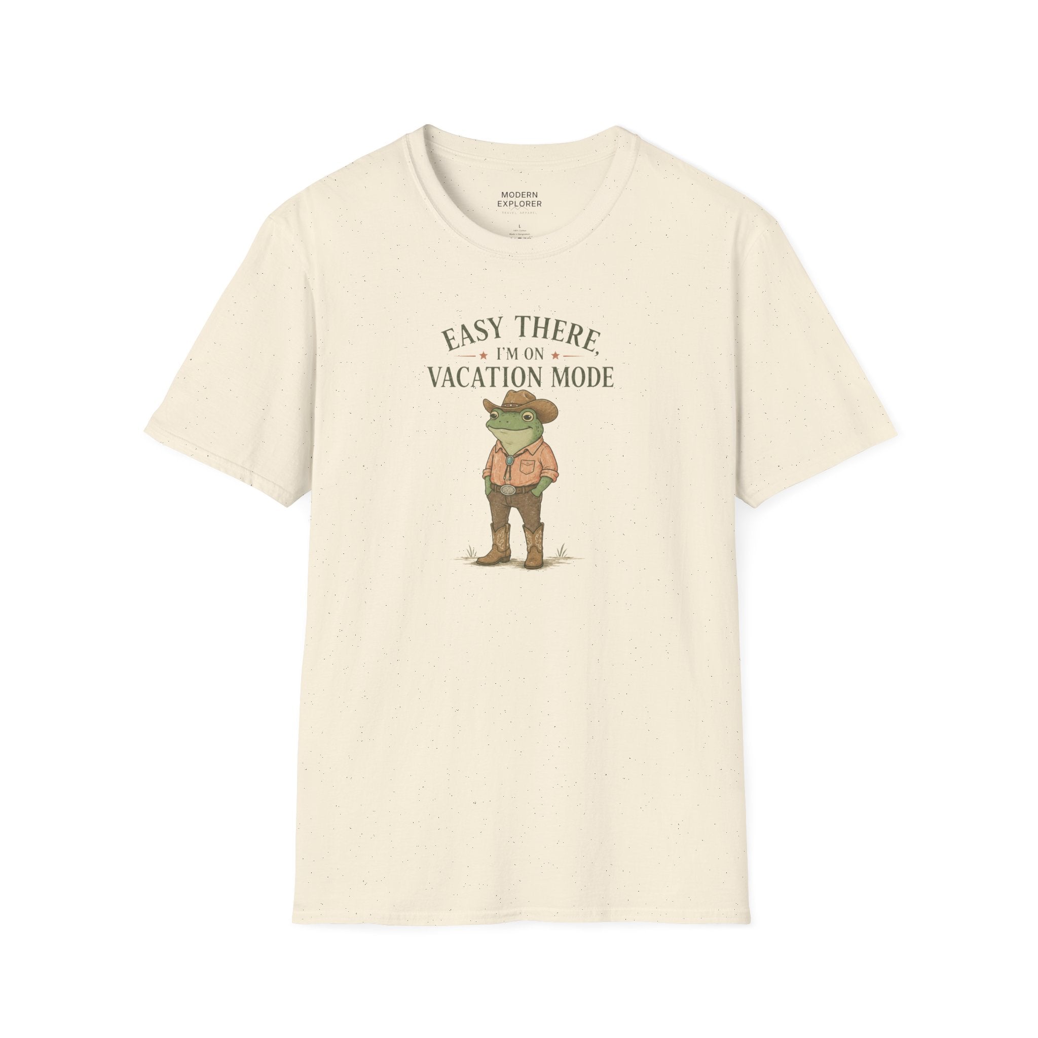 "Easy There I'm on Vacation Mode" Frog Graphic Tee
