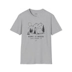 "Home Is Where You Park It" Tent Mountain T-Shirt