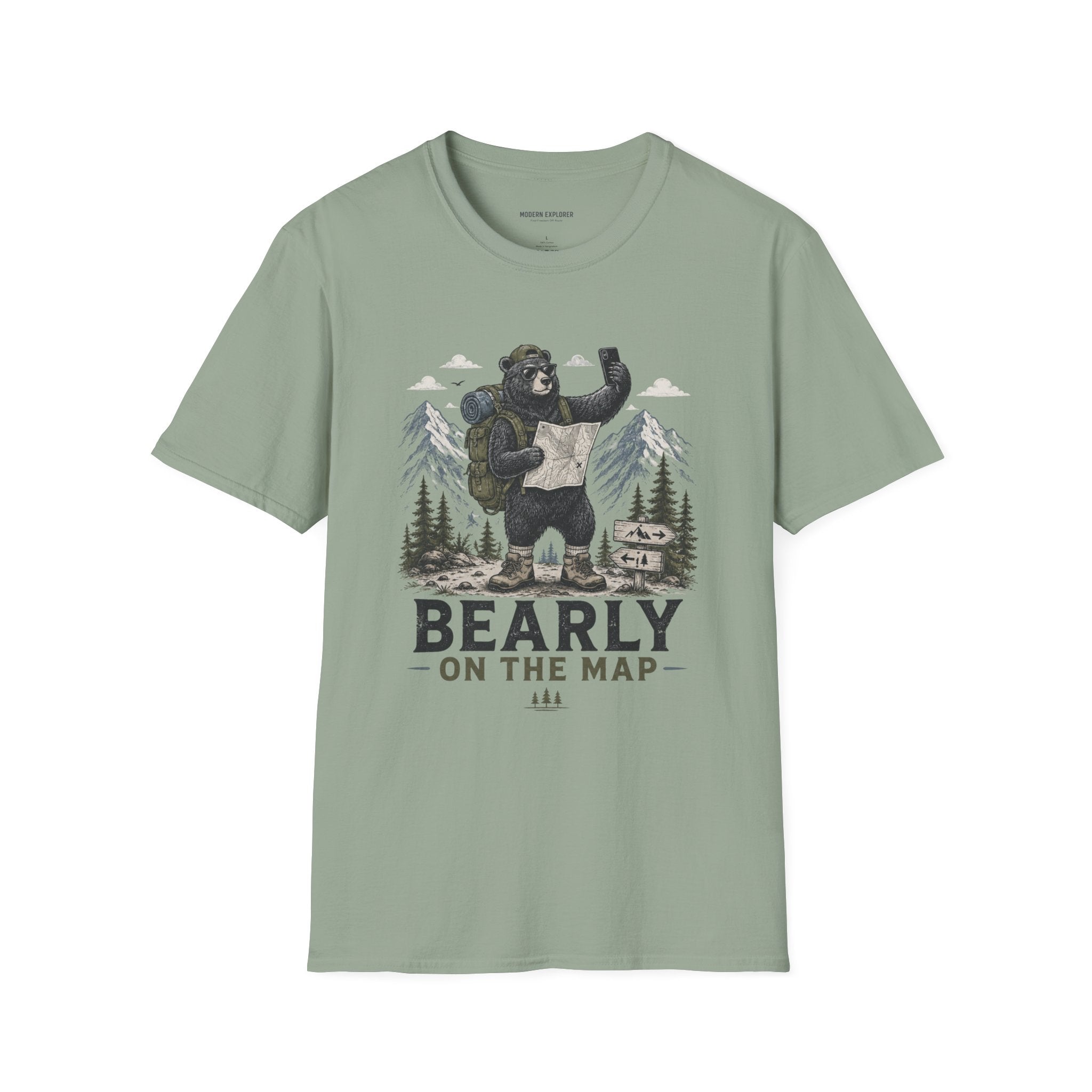 Bearly On the Map T-Shirt