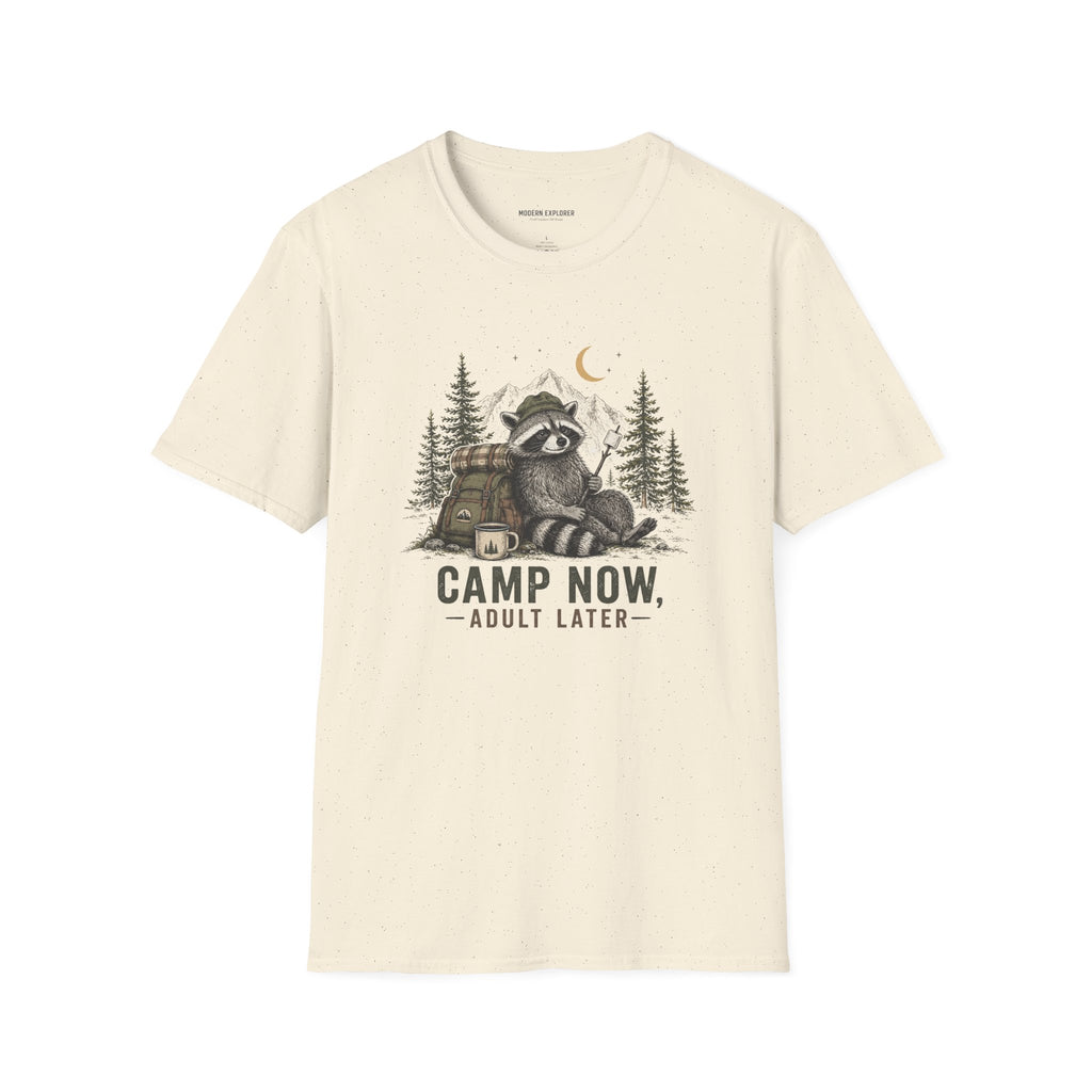 Copy of “Camp Now, Adult Later” Outdoor Graphic Tee