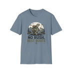 Copy of 'No Rush, Best Route' Turtle Hiker Graphic Tee