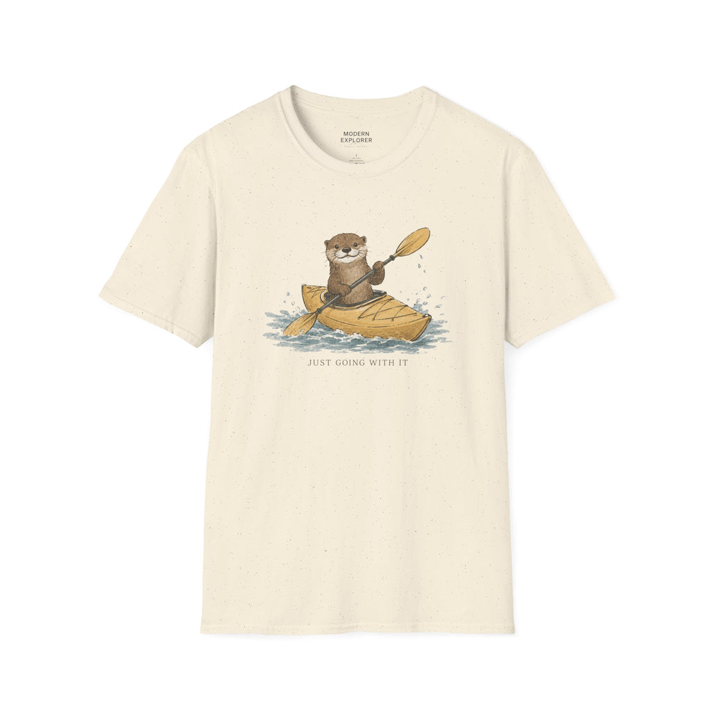 'Just Going With it' Otter Kayak Tee