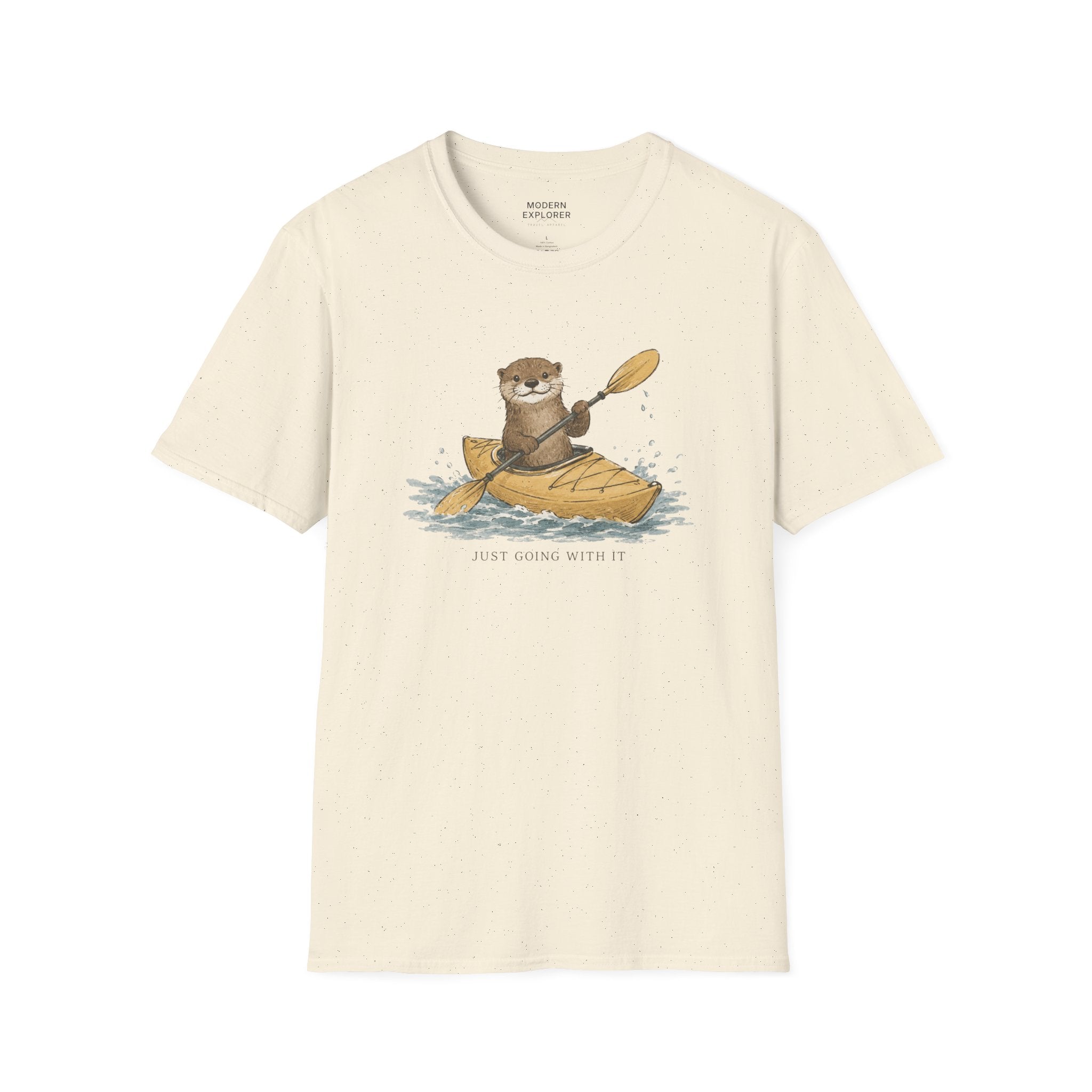 'Just Going With it' Otter Kayak Tee
