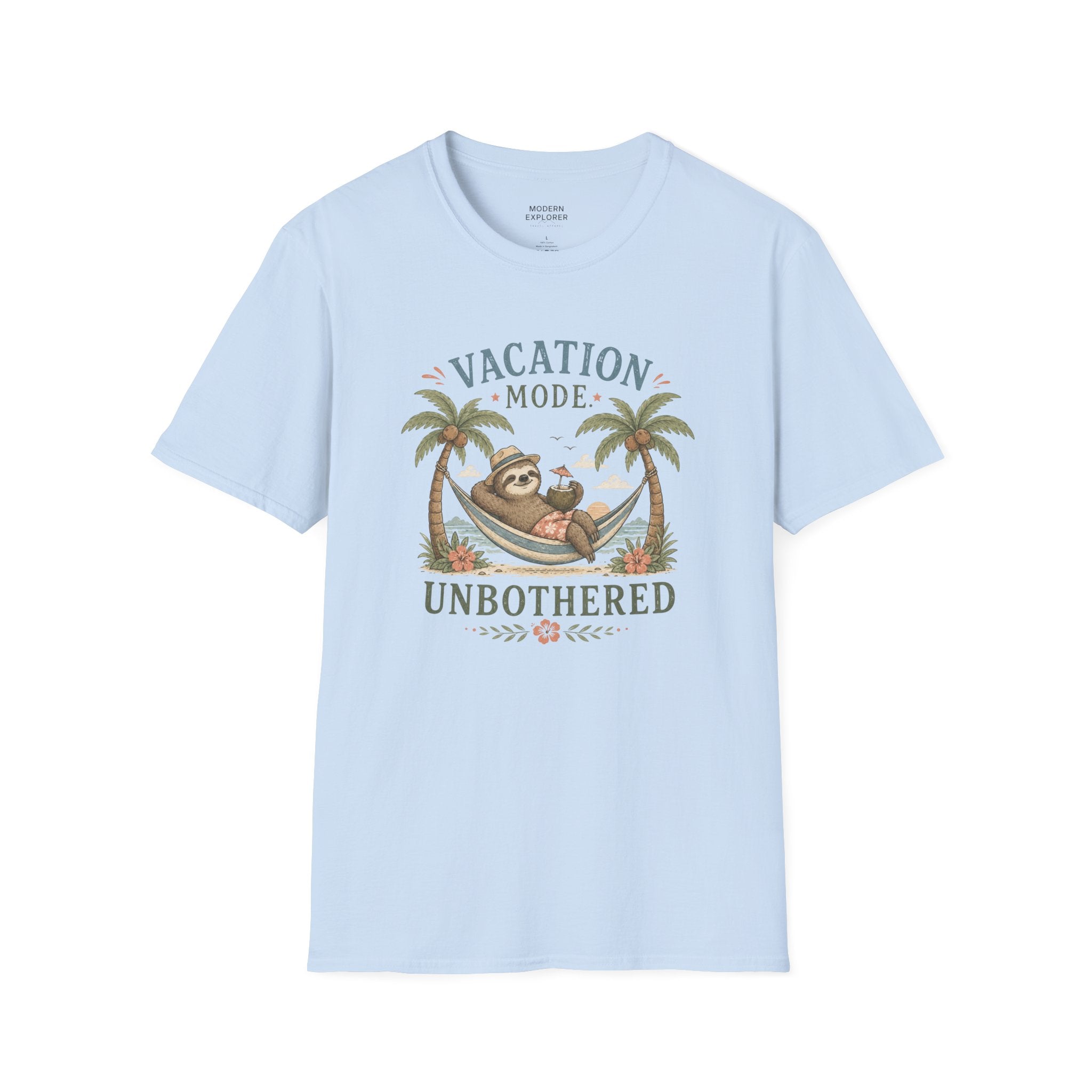 'Vacation Mode, Unbothered' Tree Graphic