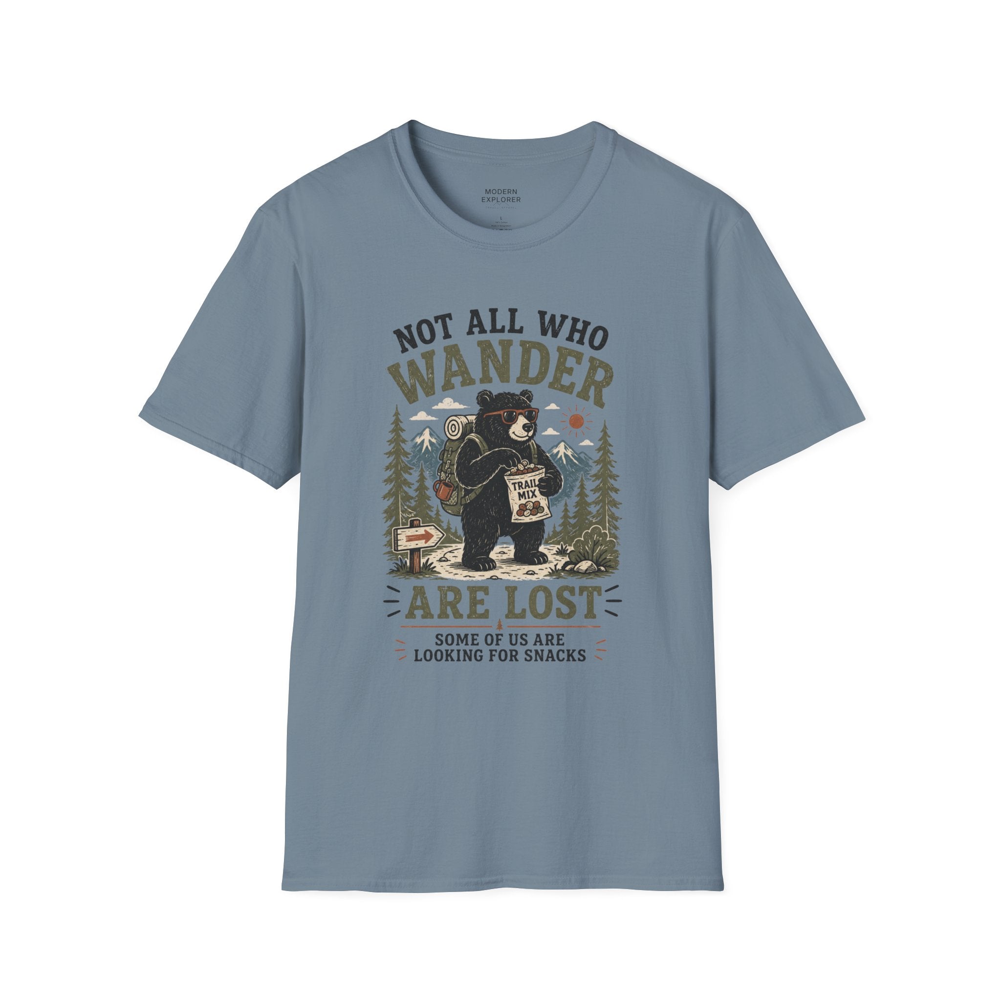 'Not All Who Wander Are Lost' Bear T-Shirt
