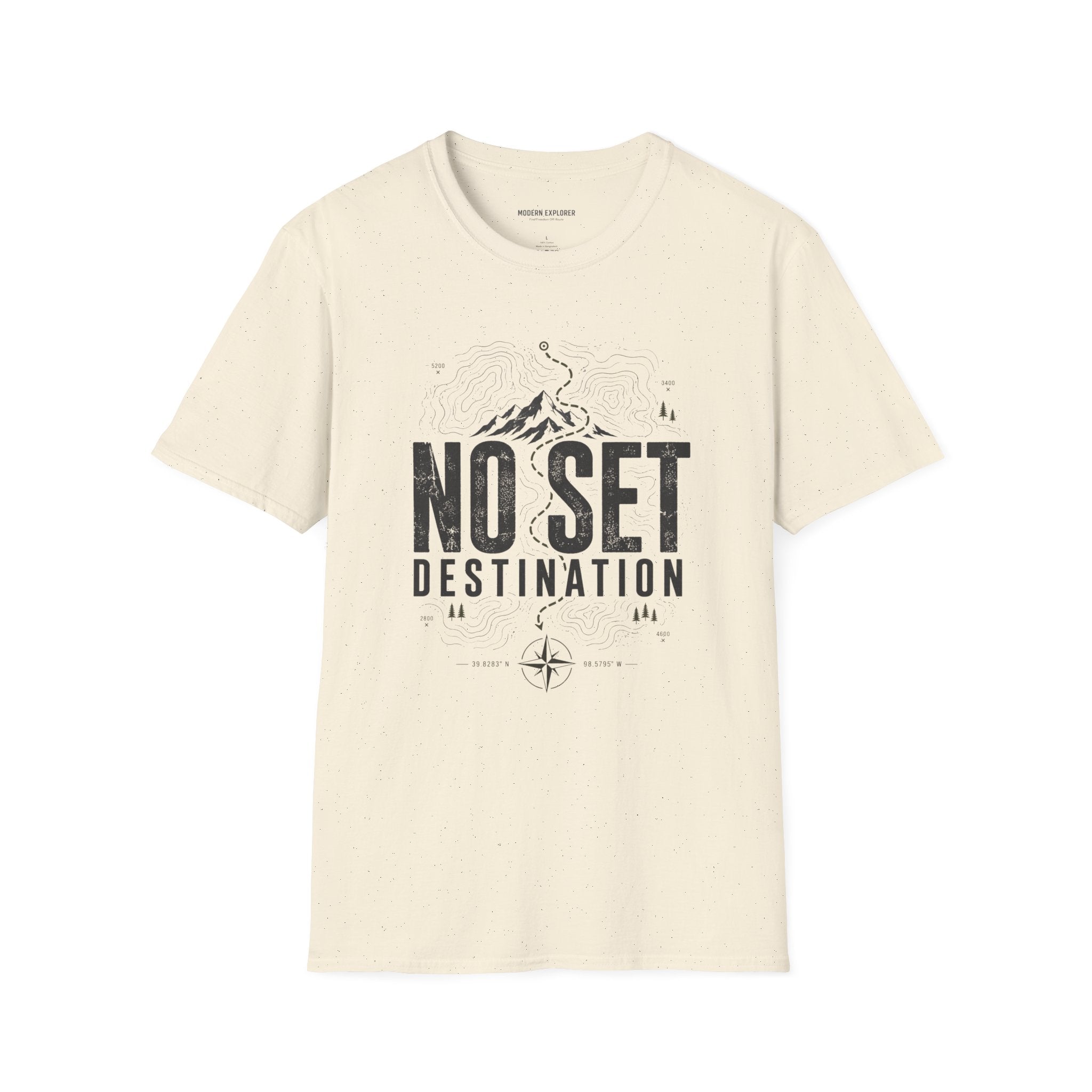 Copy of "No Set Destination" Mountain Adventure Tee