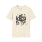 Copy of 'No Rush, Best Route' Turtle Hiker Graphic Tee