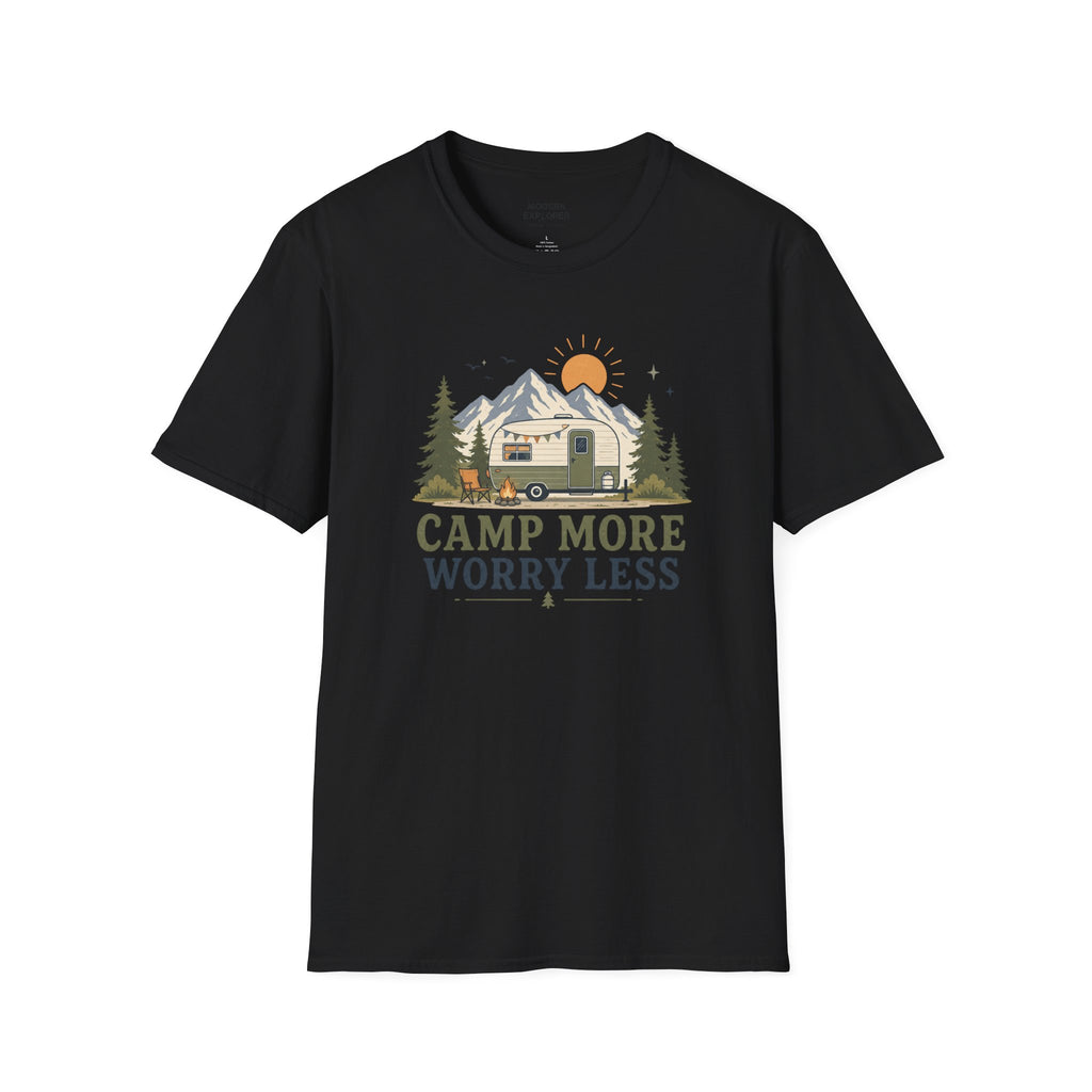 'Camp More Worry Less' T-Shirt