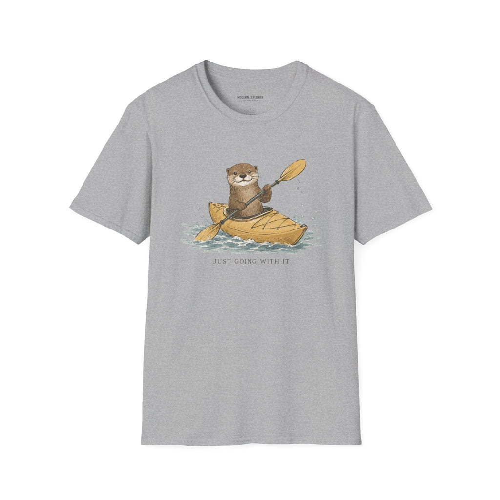 Copy of  'Just Going With it' Otter Kayak Tee