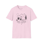 "Home Is Where You Park It" Tent Mountain T-Shirt