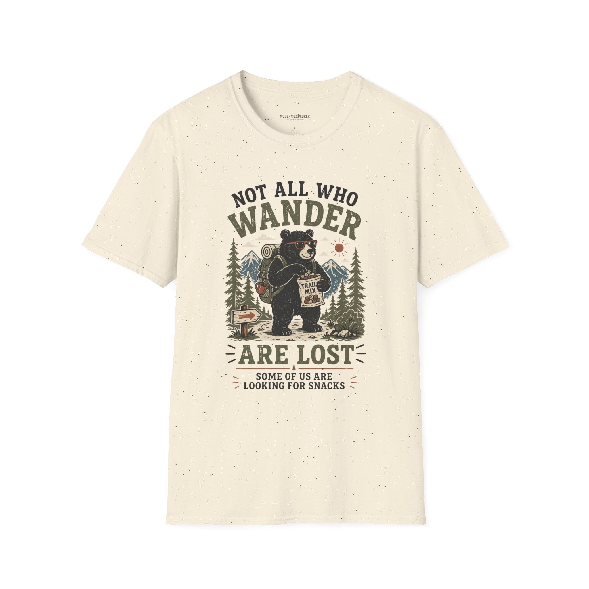 Copy of  'Not All Who Wander Are Lost' Bear T-Shirt