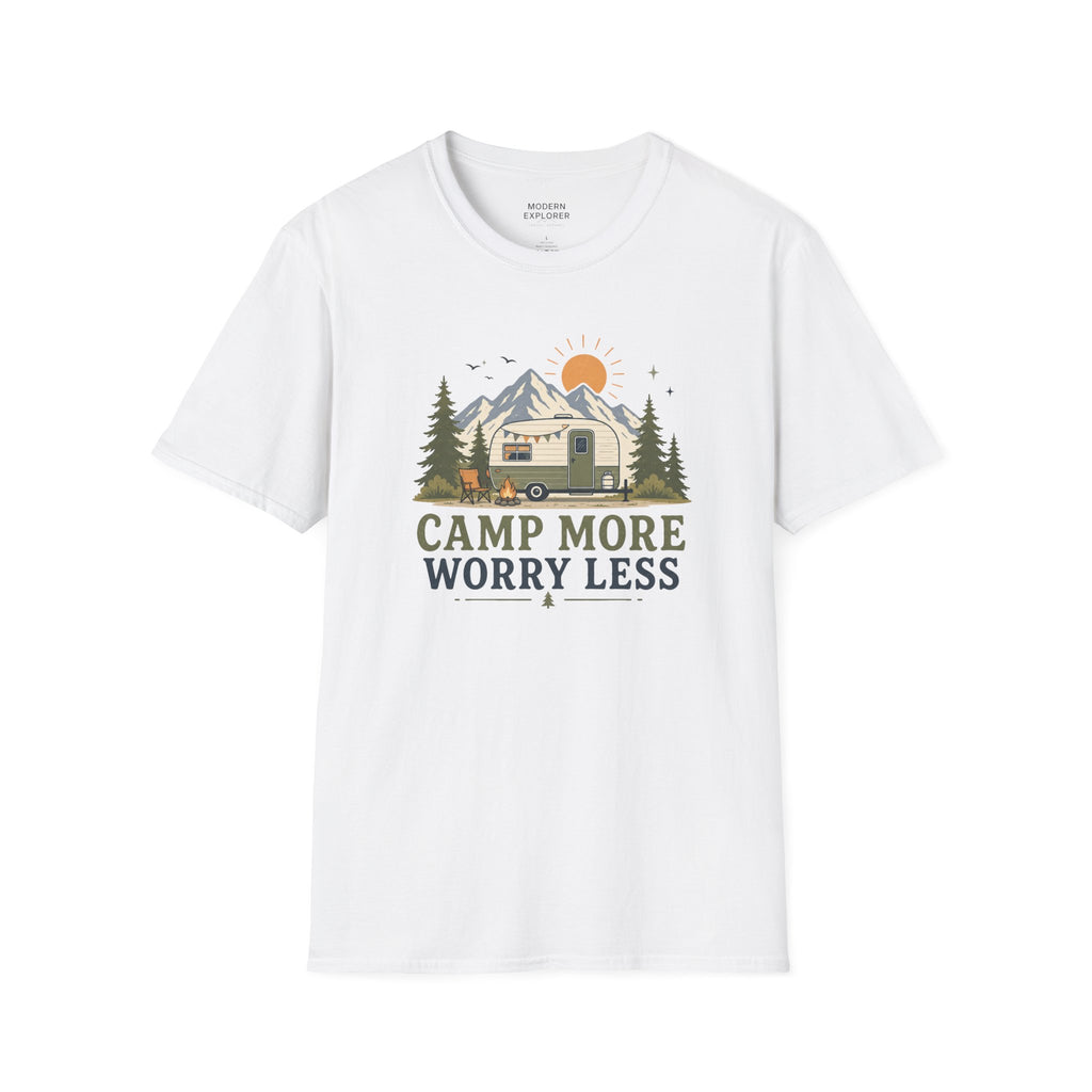 'Camp More Worry Less' T-Shirt