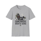 'Somewhere Worth Going' Vintage Motel Roadtrip Tee