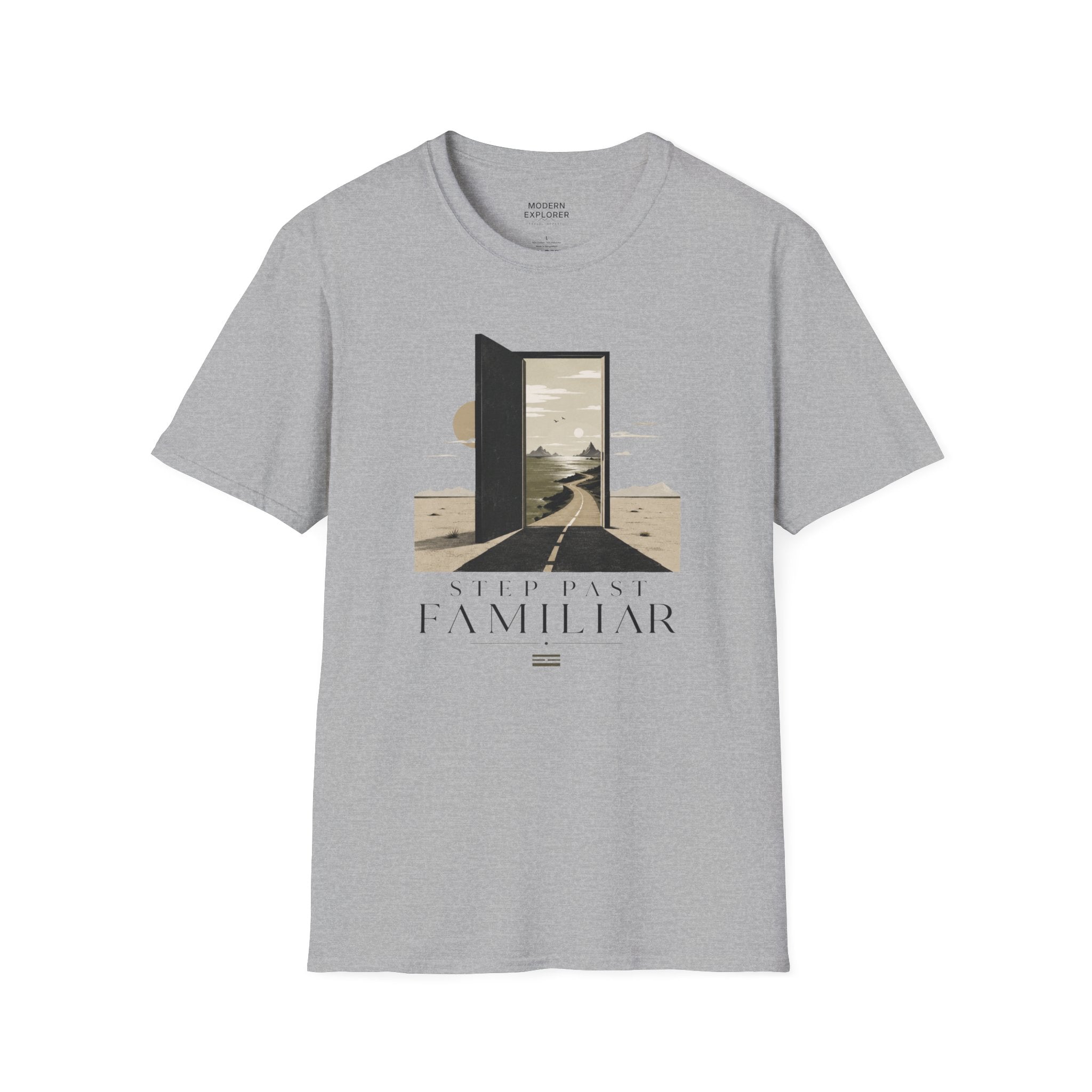 'Step Past Familiar' Scenic Graphic Tee