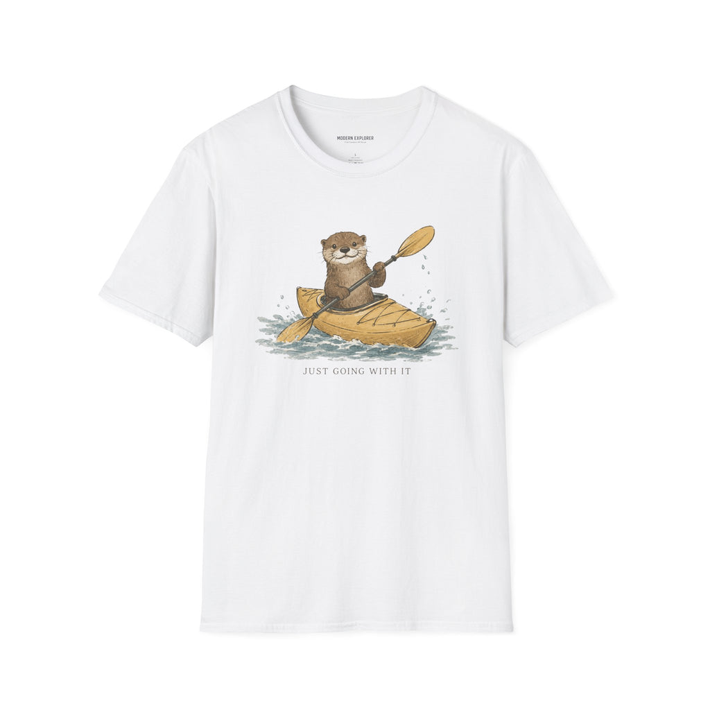 Copy of  'Just Going With it' Otter Kayak Tee