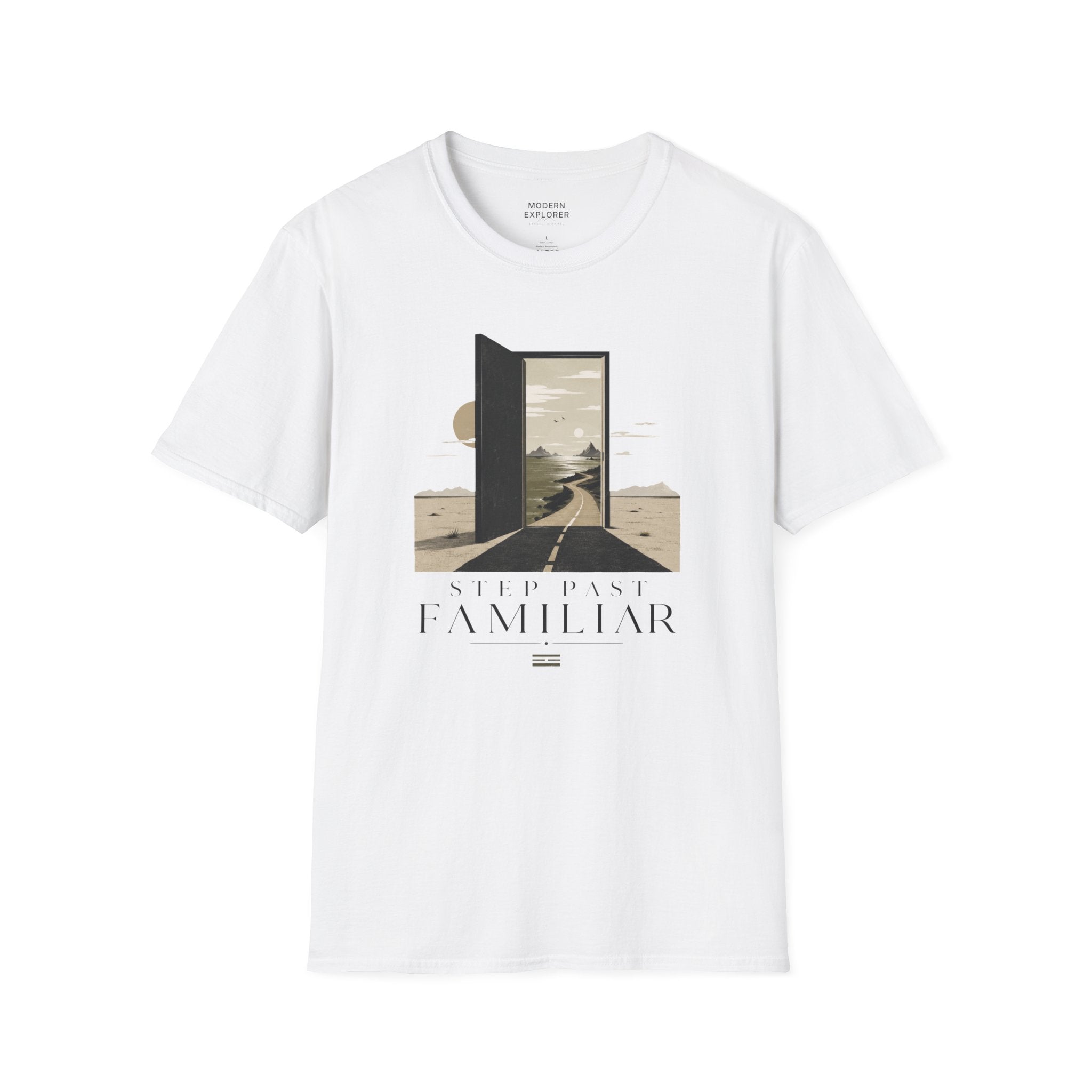 'Step Past Familiar' Scenic Graphic Tee