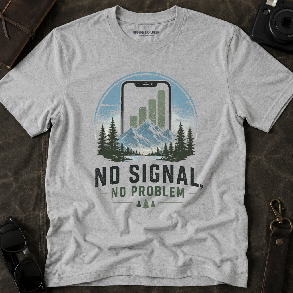 'No Signal, No problem' Graphic Tee