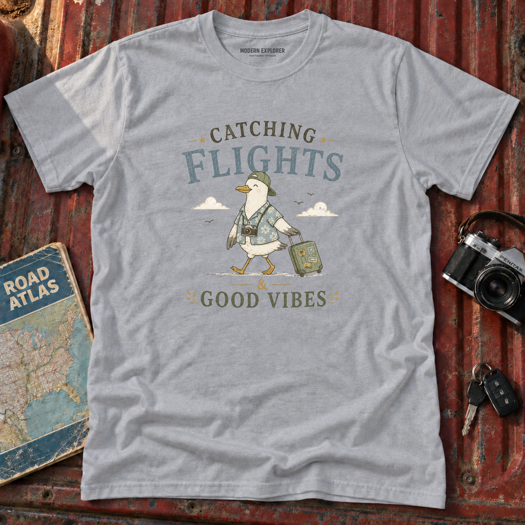 Catching Flights Travel Tee