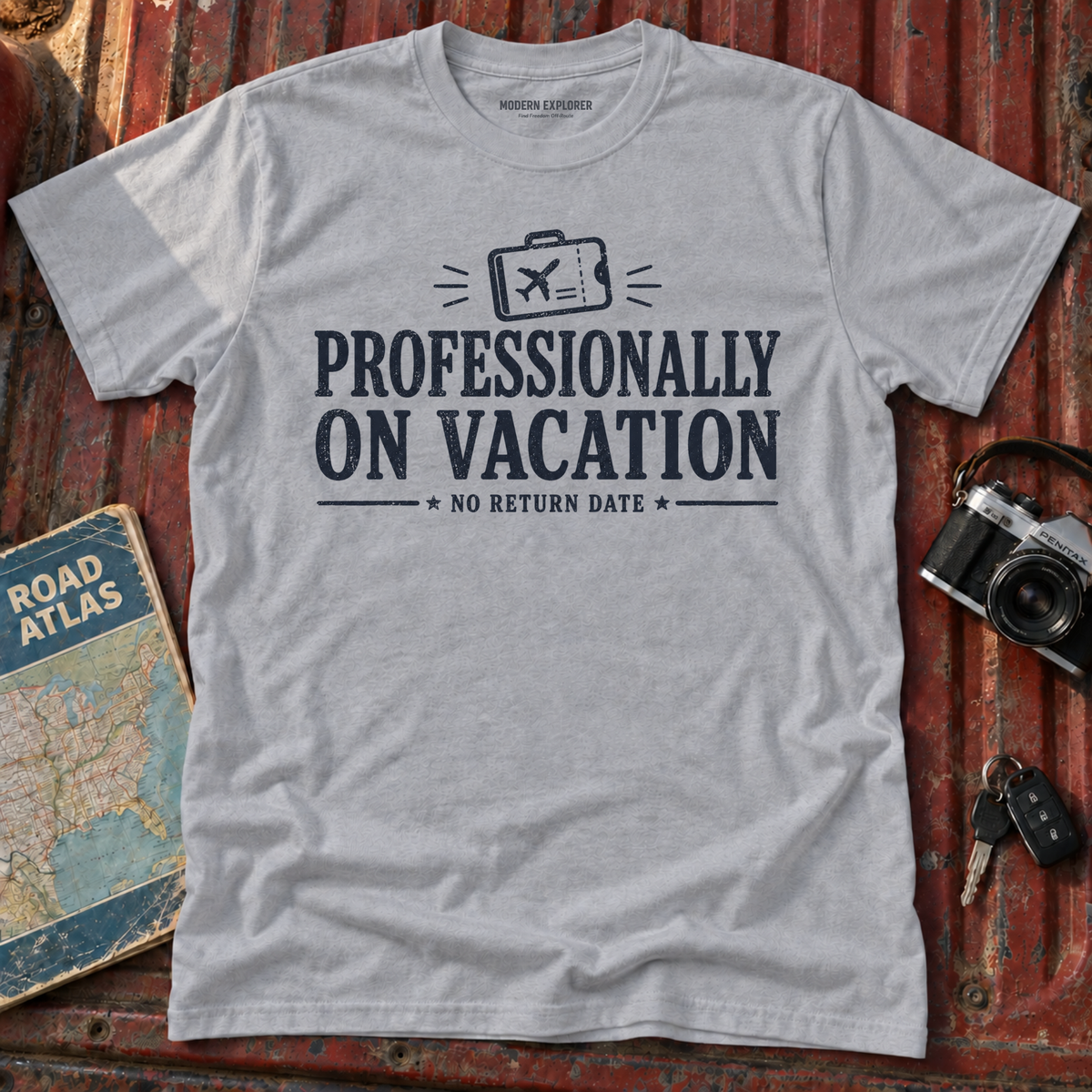 'Professionally on Vacation' Graphic Tee