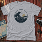 "Chase What Feels Far" Sunset Surf Tee