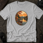 Autumn Lakeside Sunset T-Shirt