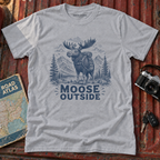 Vintage Hiking Moose Graphic Tee
