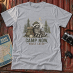 “Camp Now, Adult Later” Outdoor Graphic Tee