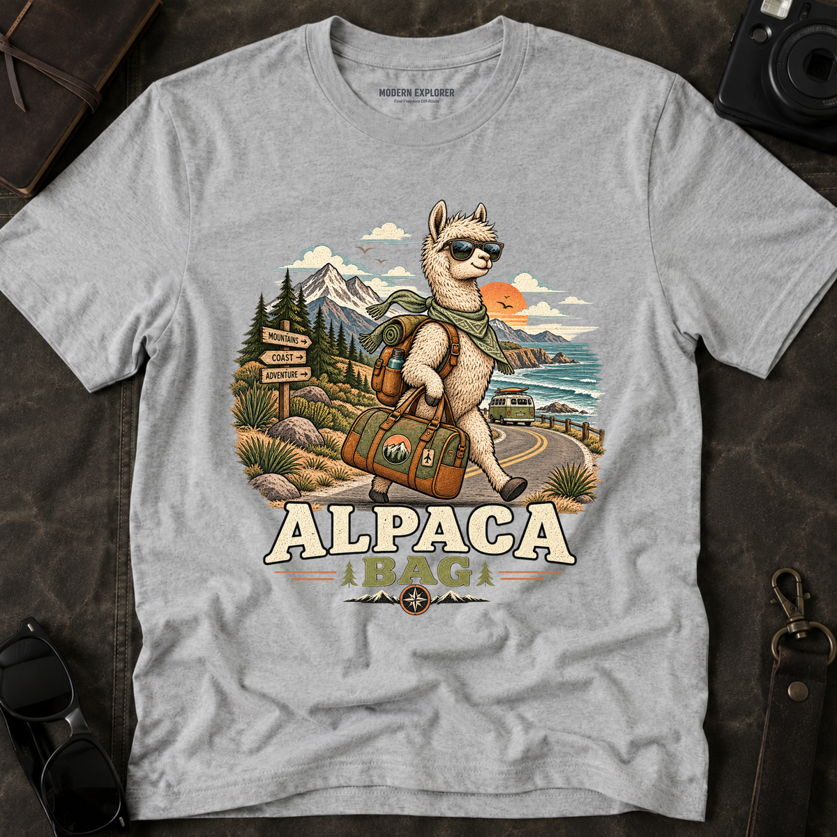 Alpaca Bag Adventure Tee