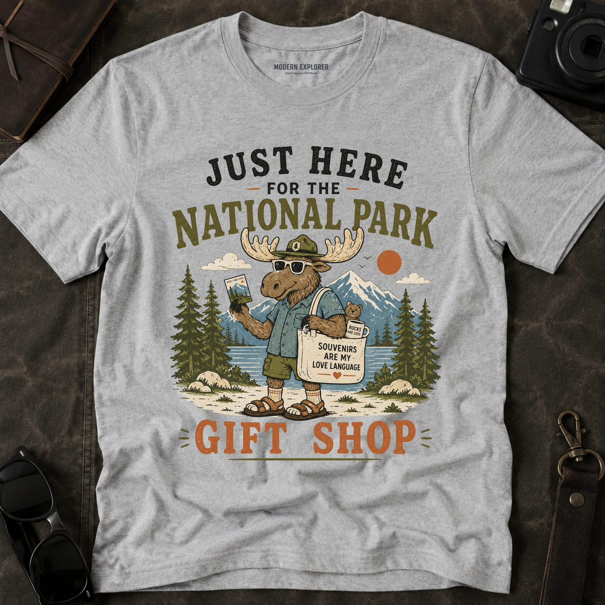 "Just Here for the National Park Gift Shop" Tee