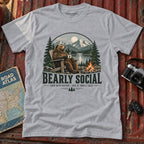 'Bearly Social' Graphic Tee