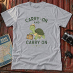 'Carry-On and Carry On' Turtle Travel Tee