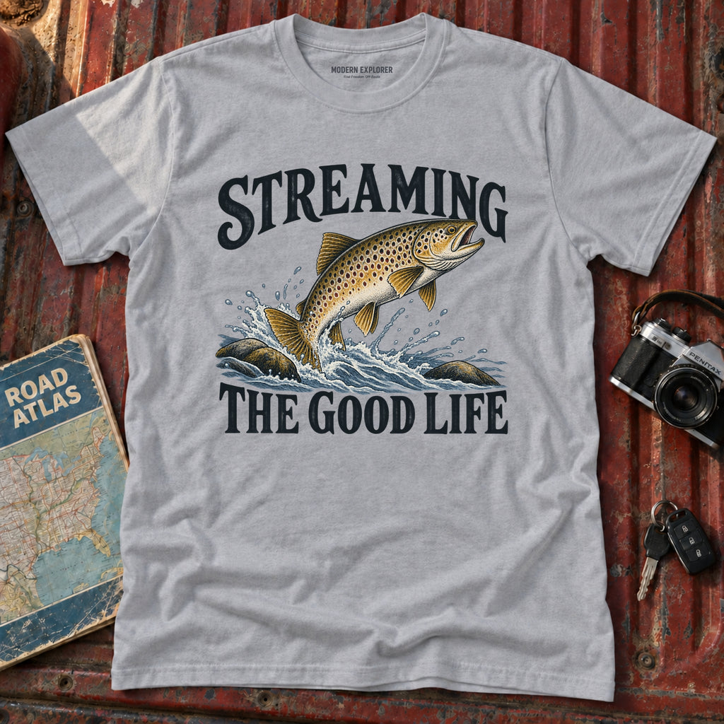 "Streaming the Good Life" Graphic Tee