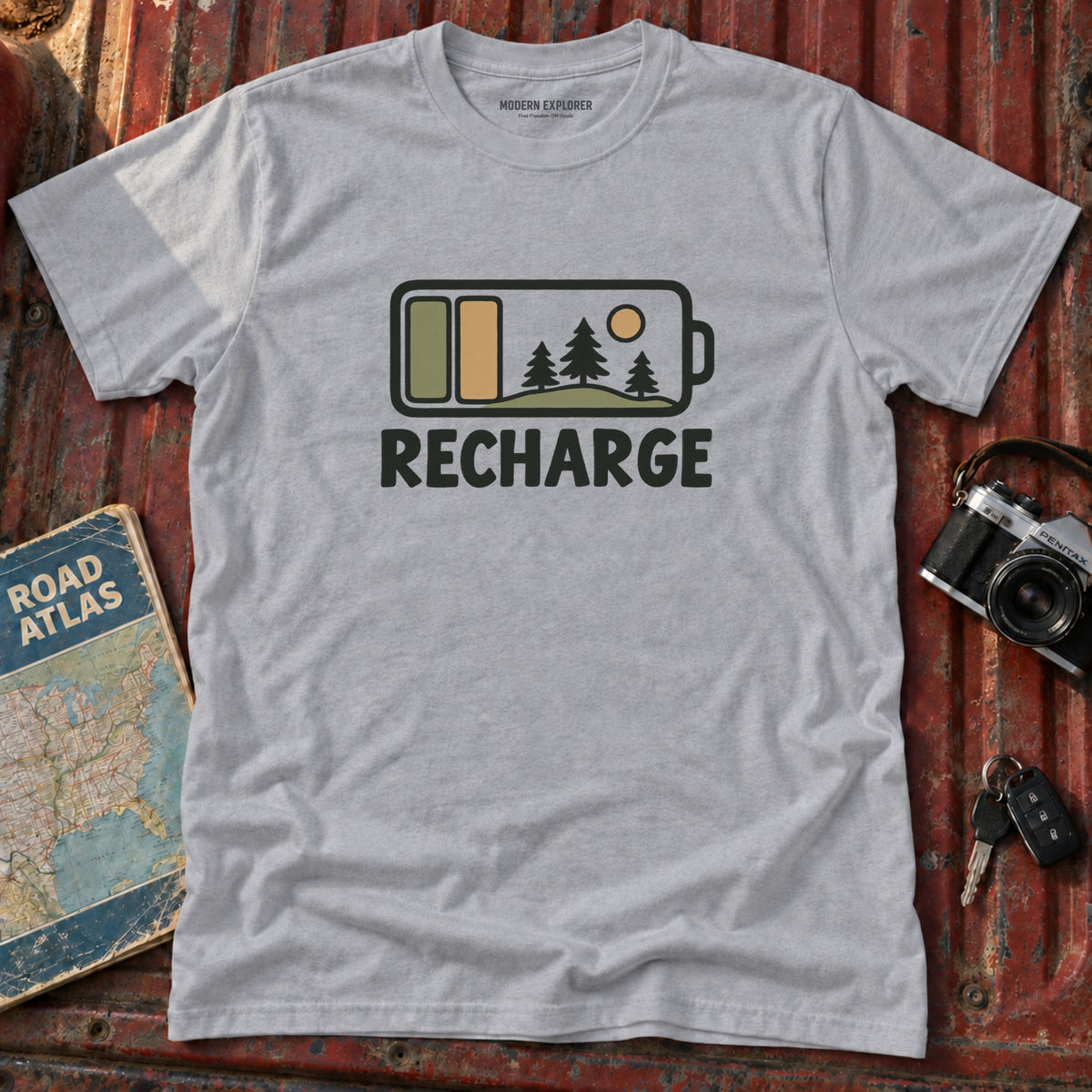 'Recharge' Graphic Tee