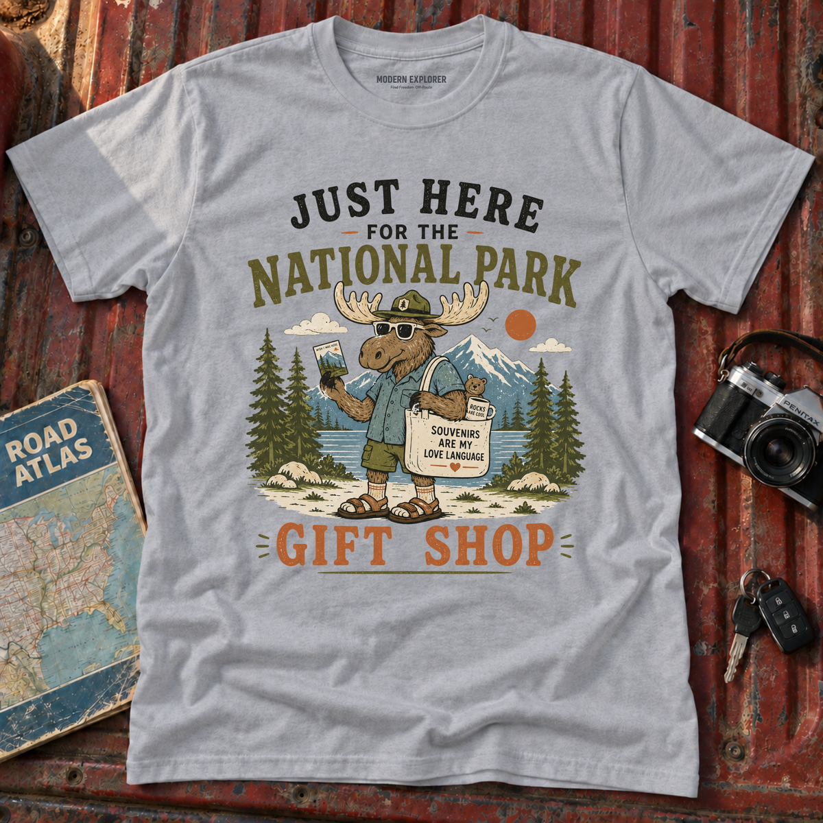 "Just Here for the National Park Gift Shop" Tee