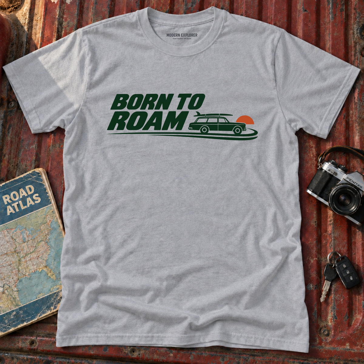 'Born to Roam' Graphic Tee