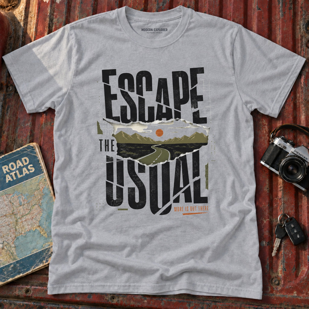 'Escape the Usual' Graphic Tee