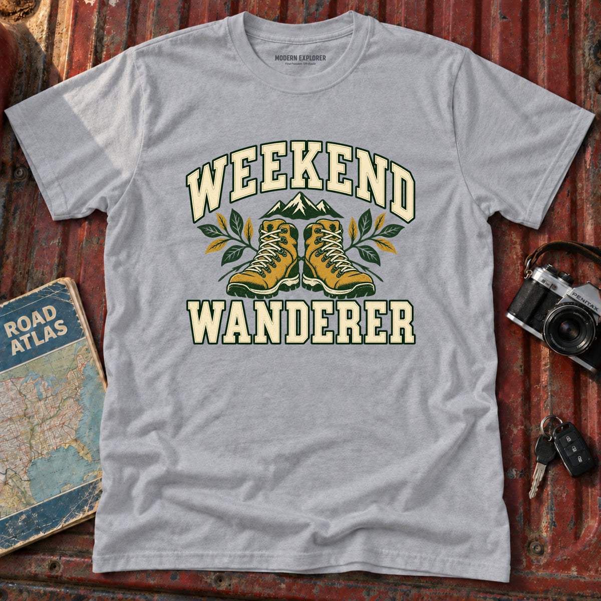 "Weekend Wanderer" Graphic Tee