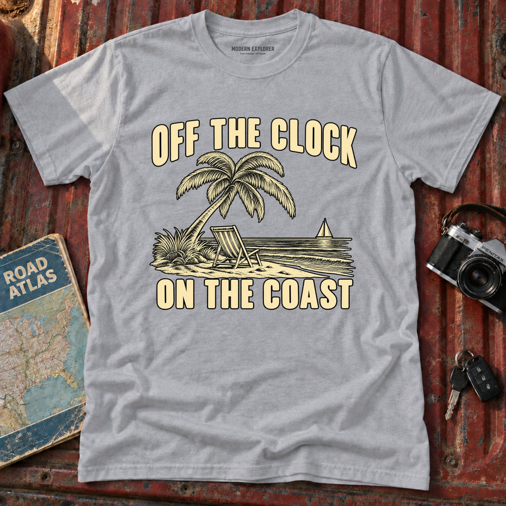 "Off the Clock On the Coast" Graphic Tee